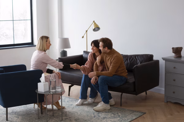 Couples having therapy